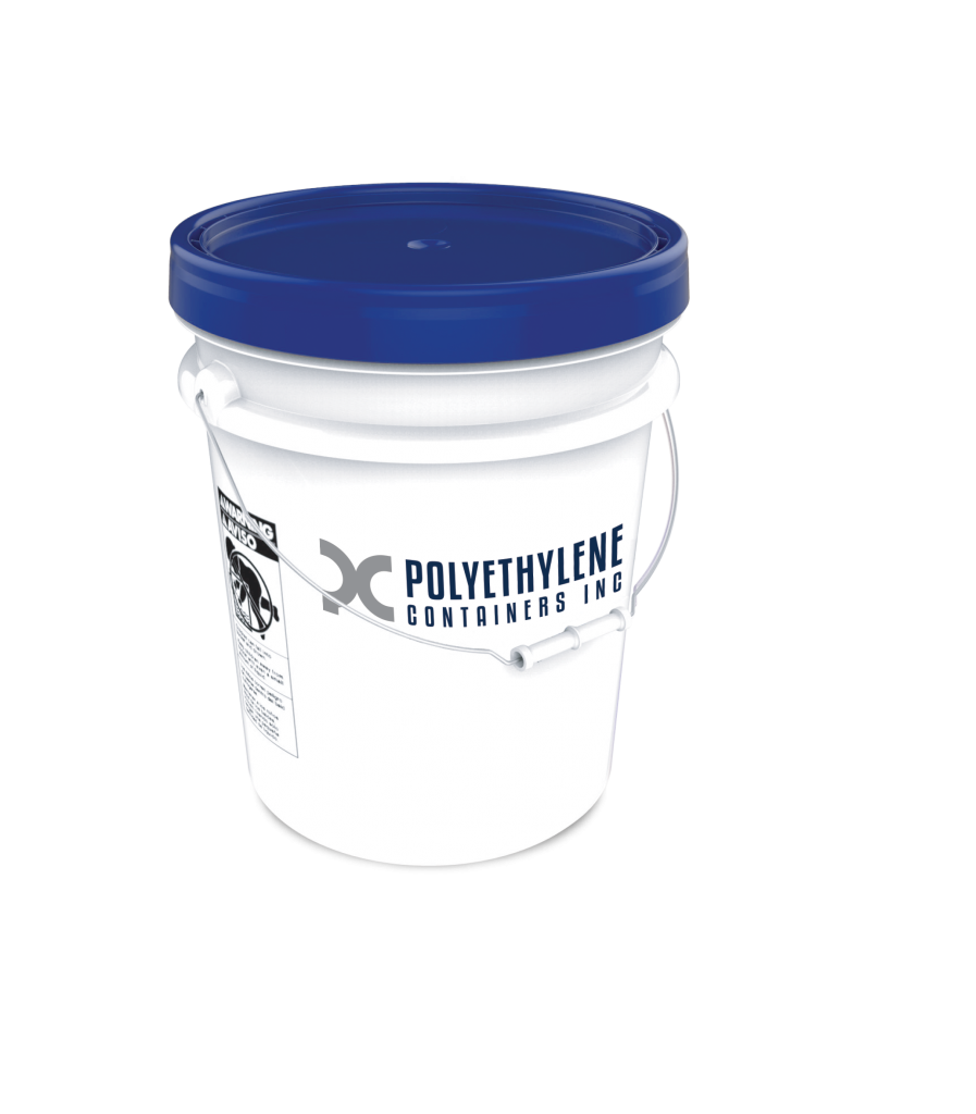 5 Gallon UN Pail and Lid - Polyethylene Containers, Inc